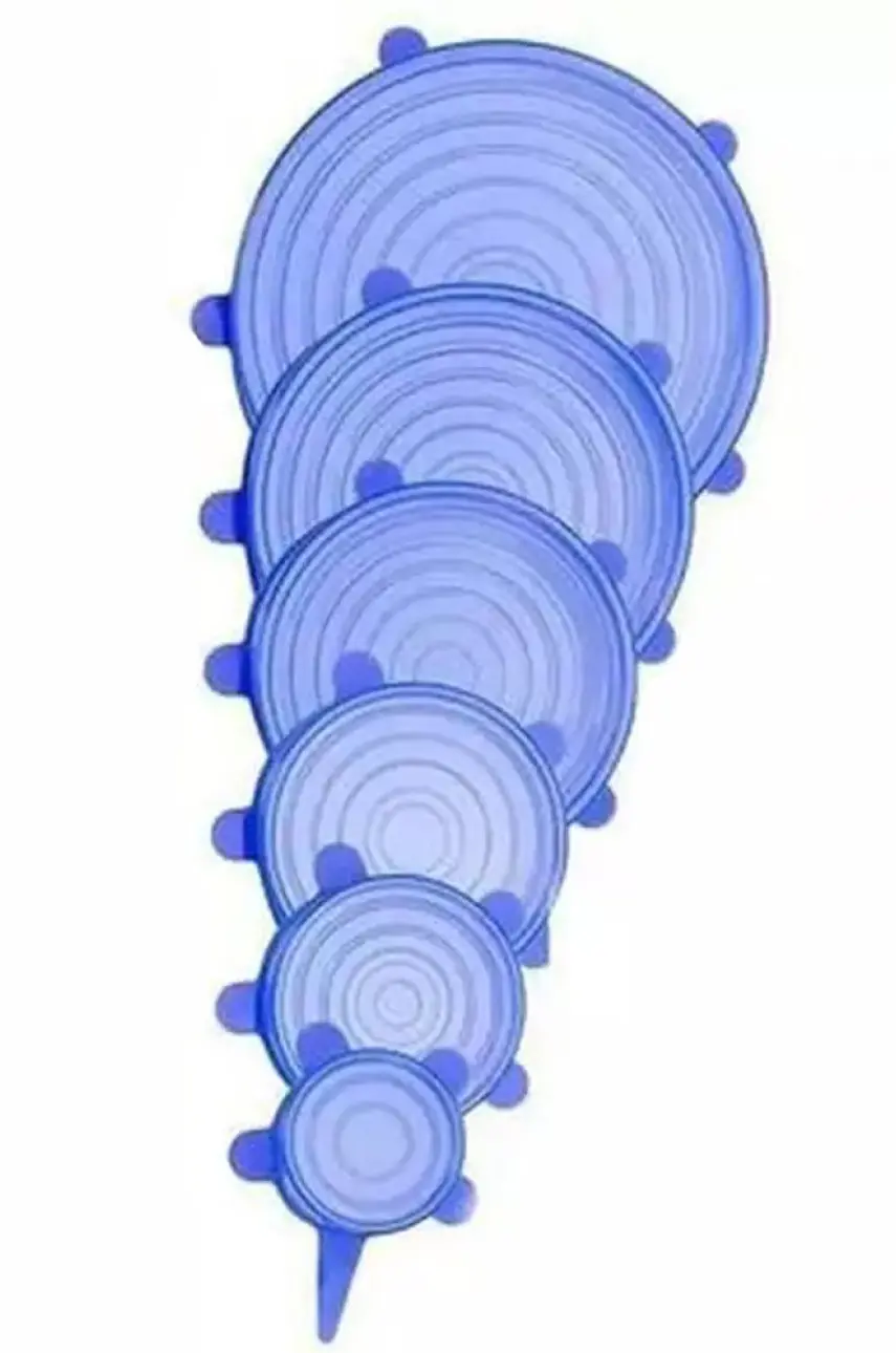 Силиконовые универсальные крышки Super stretch silicone lids 957