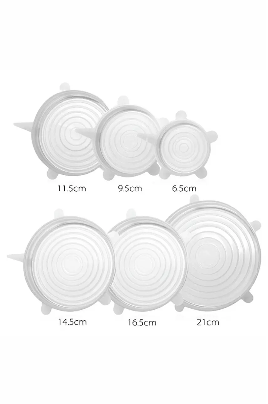 Силиконовые универсальные крышки Super stretch silicone lids 699