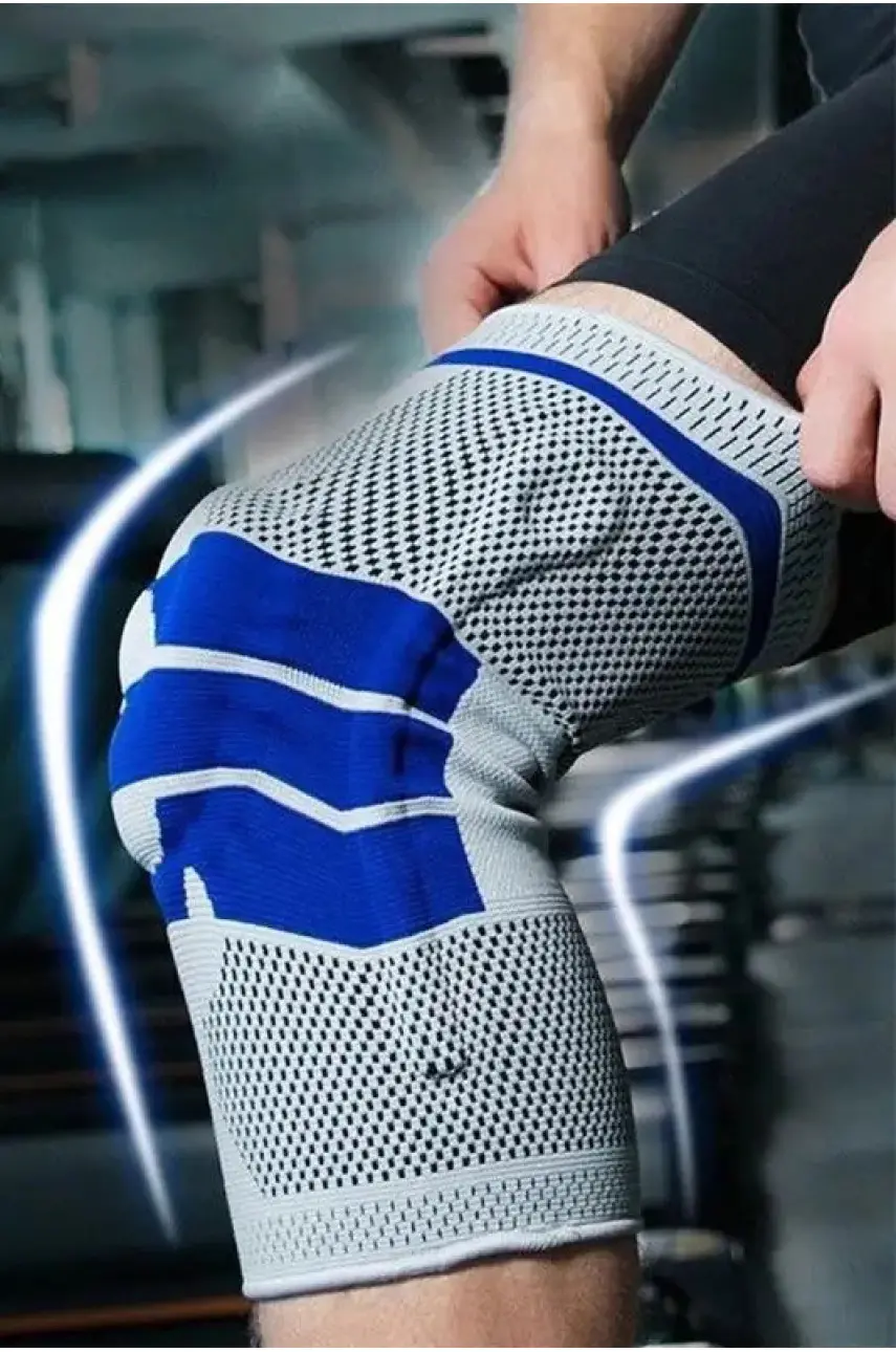 Бандаж фиксатор(наколенник) коленного сустава Silicone Spring Knee Pad размер XL 166198