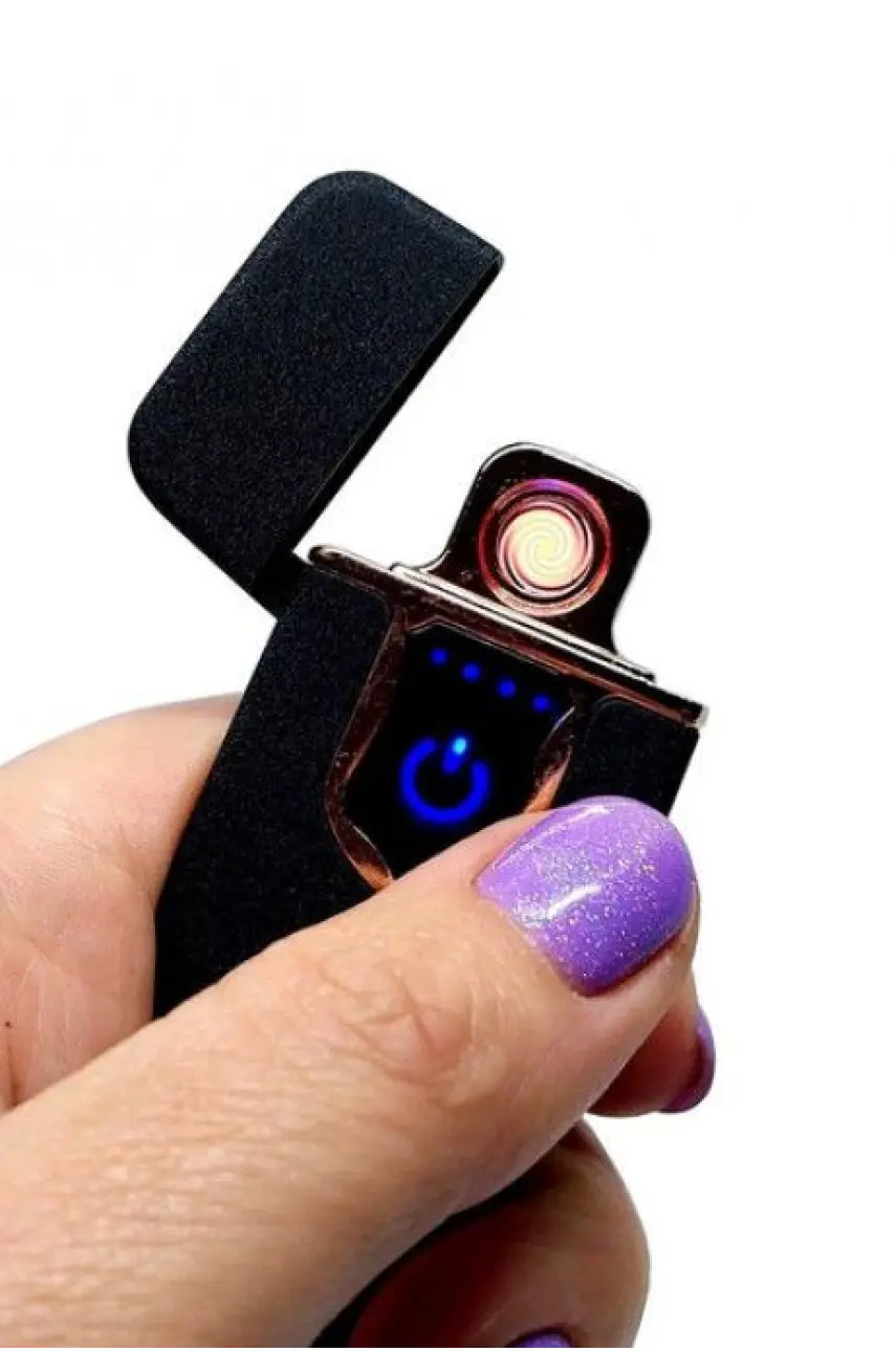 Запальничка USB Supretto з дисплеєм вітрозахисна 166919