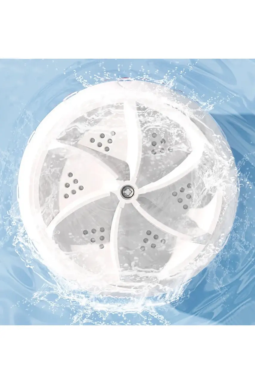 Ультразвукова міні-пральна машина портативна Turbine wash 166963