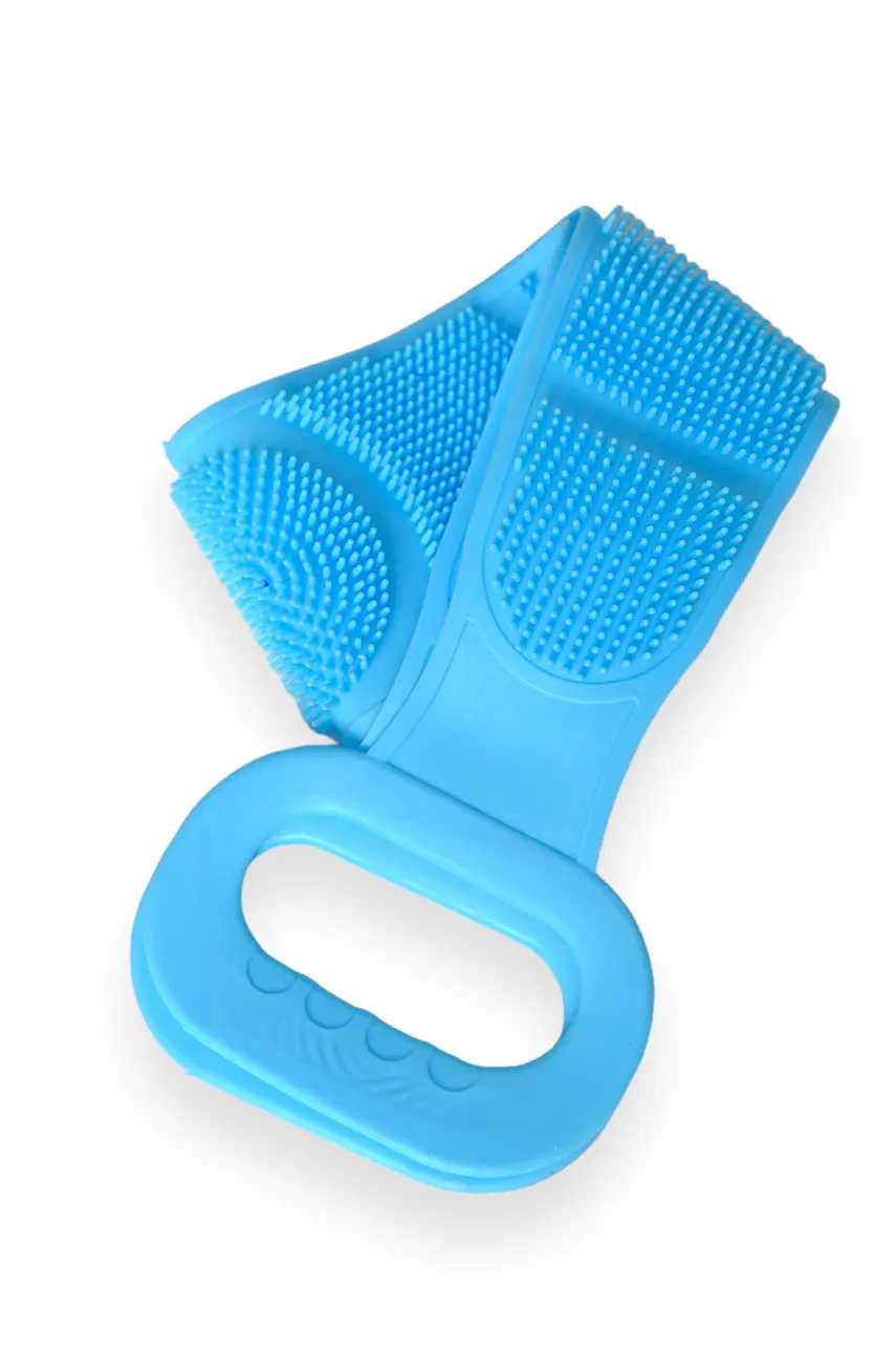 Двостороння силіконова мочалка-масажер для тіла Silica Gel Bath Brush 168115