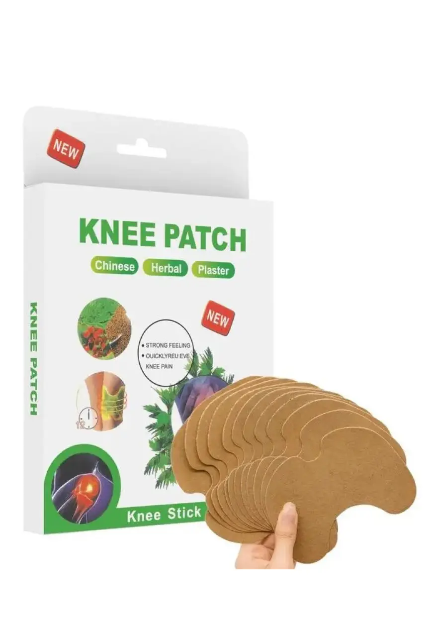 Знеболюючий пластир для коліна з екстрактом полину Knee Patch 10 шт 174979
