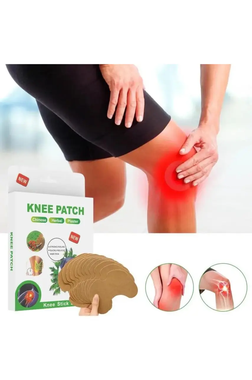 Знеболюючий пластир для коліна з екстрактом полину Knee Patch 10 шт 174979