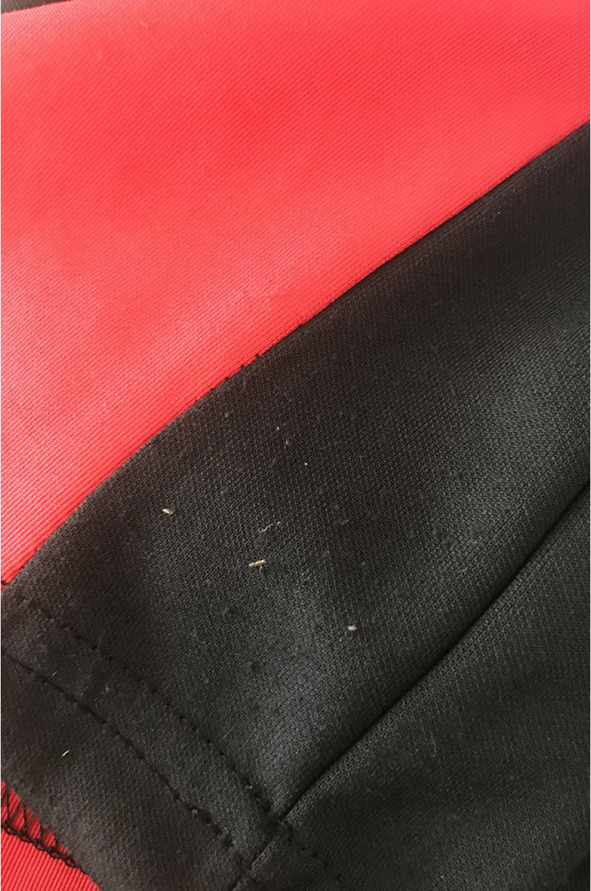 Сукня жіноча чорна з червоними вставками Уцінка 2580-1