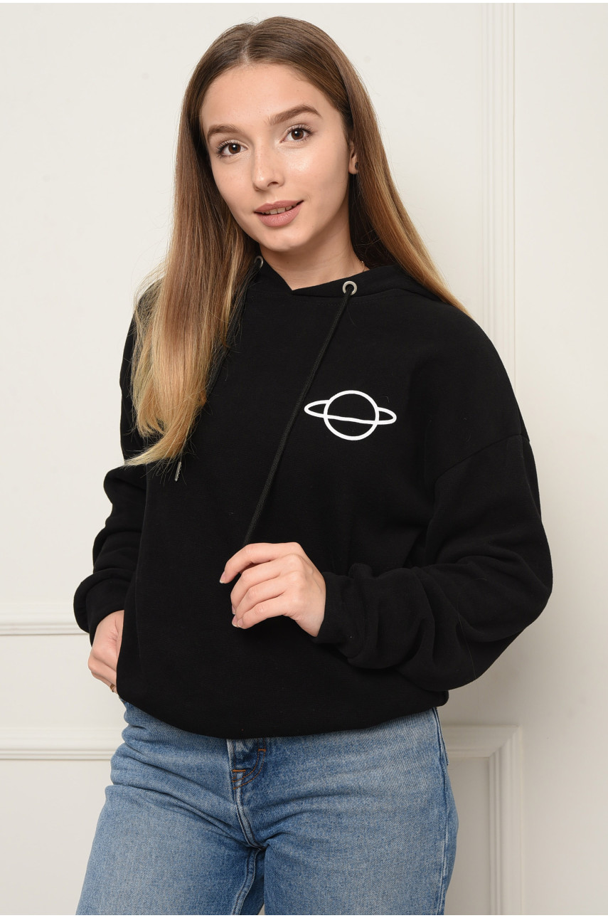 Худи женский черный 5-25-1