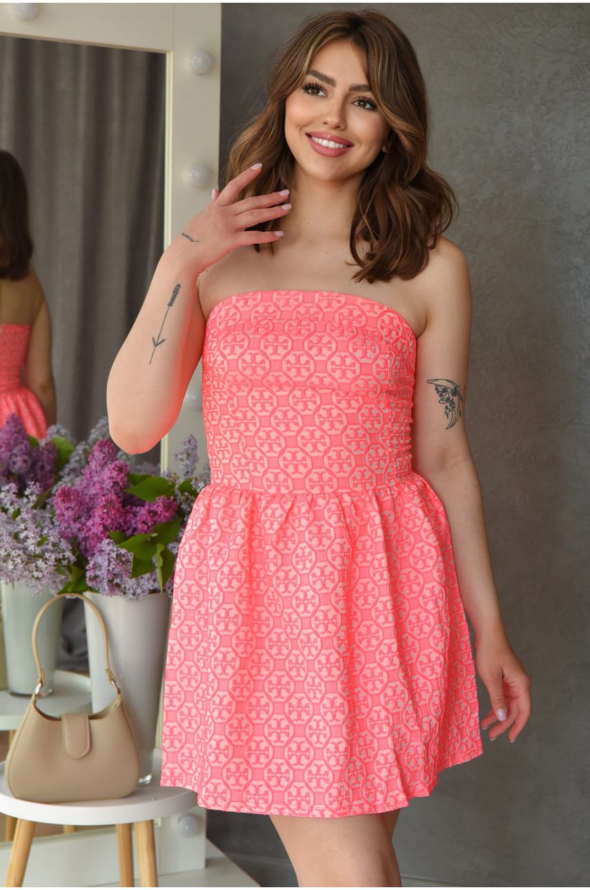 Платье женское розовое размер S/М 2038-8