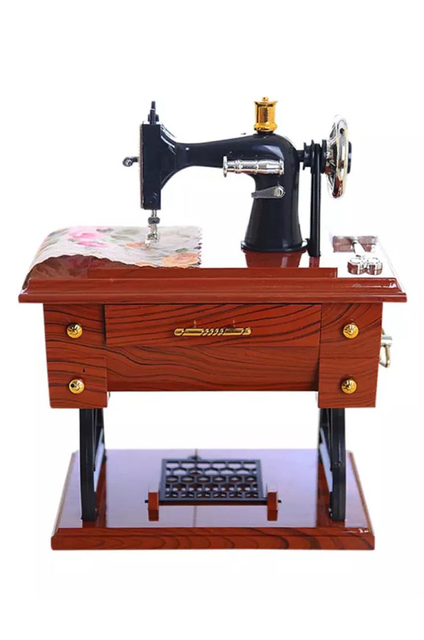 Музыкальная шкатулка швейная машинка 122