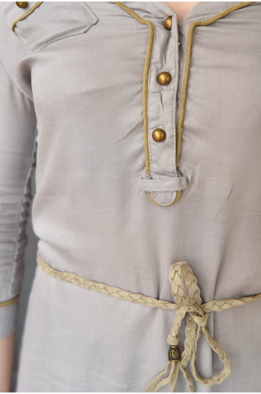 Блуза женская серая 0229-4