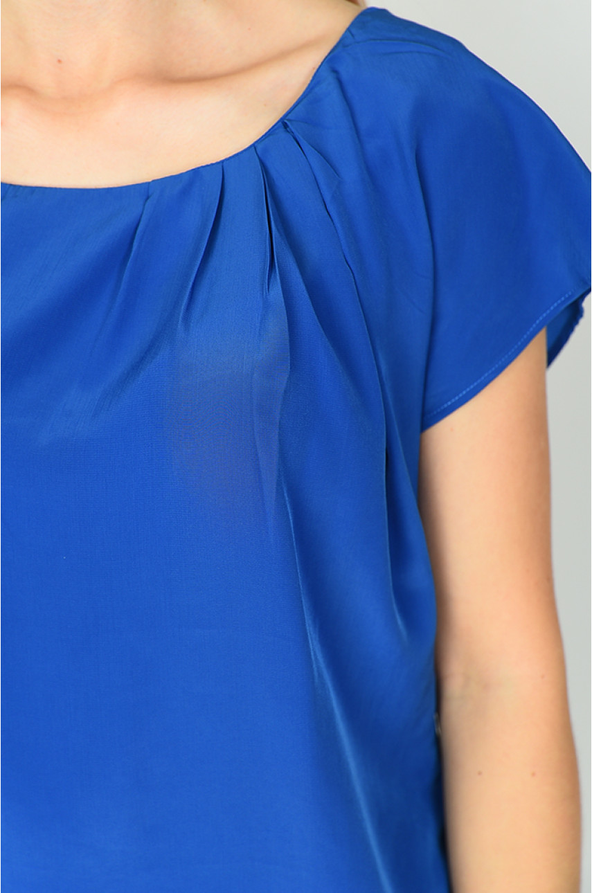 Блуза женская синяя размер L/XL 1238
