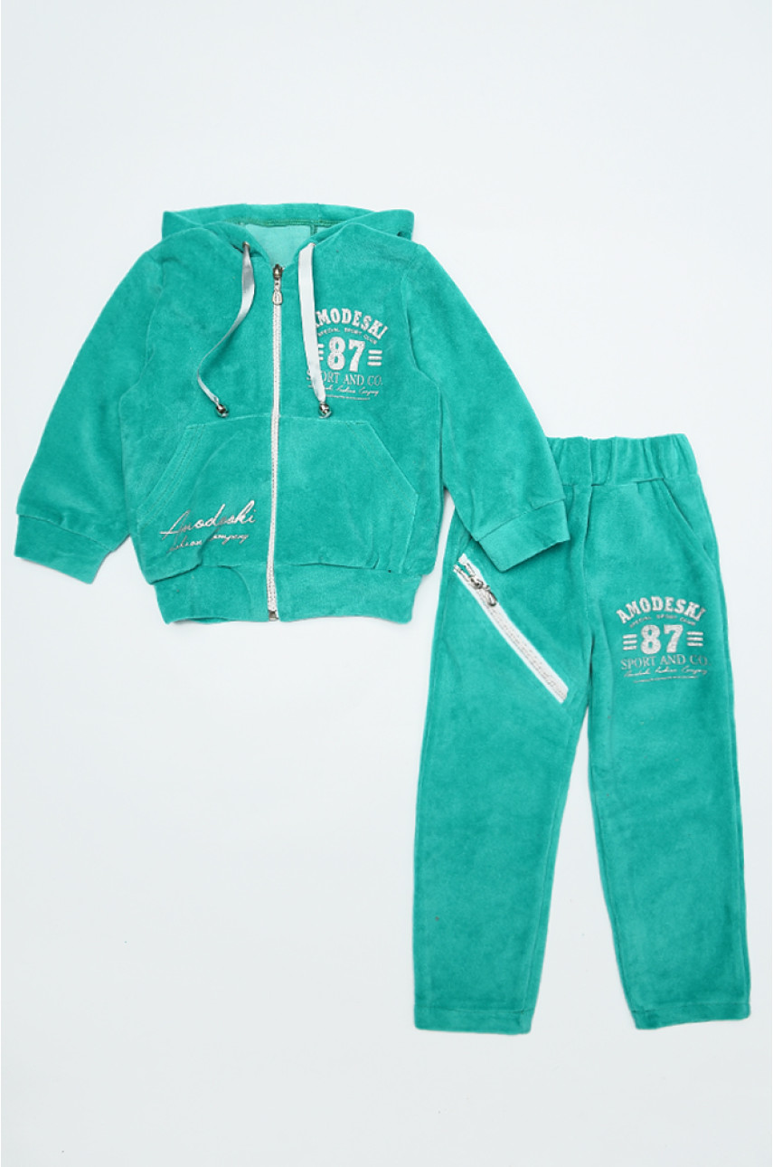 Костюм спортивний дитячий зелений