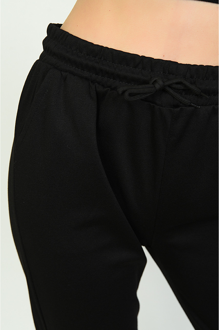 Спортивные штаны женские черные размер 4XL Спортивные штаны женские черные размер 4XL