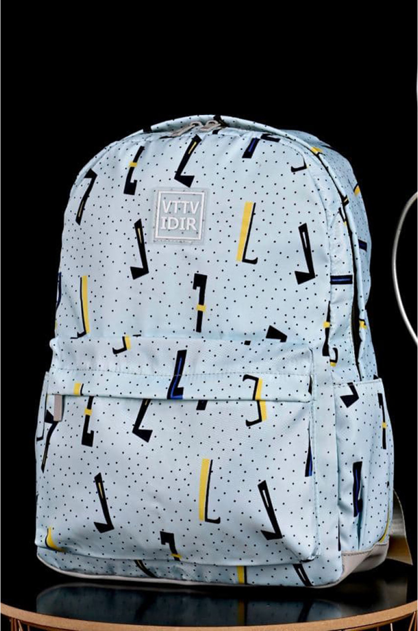 Рюкзак детский голубой 7938