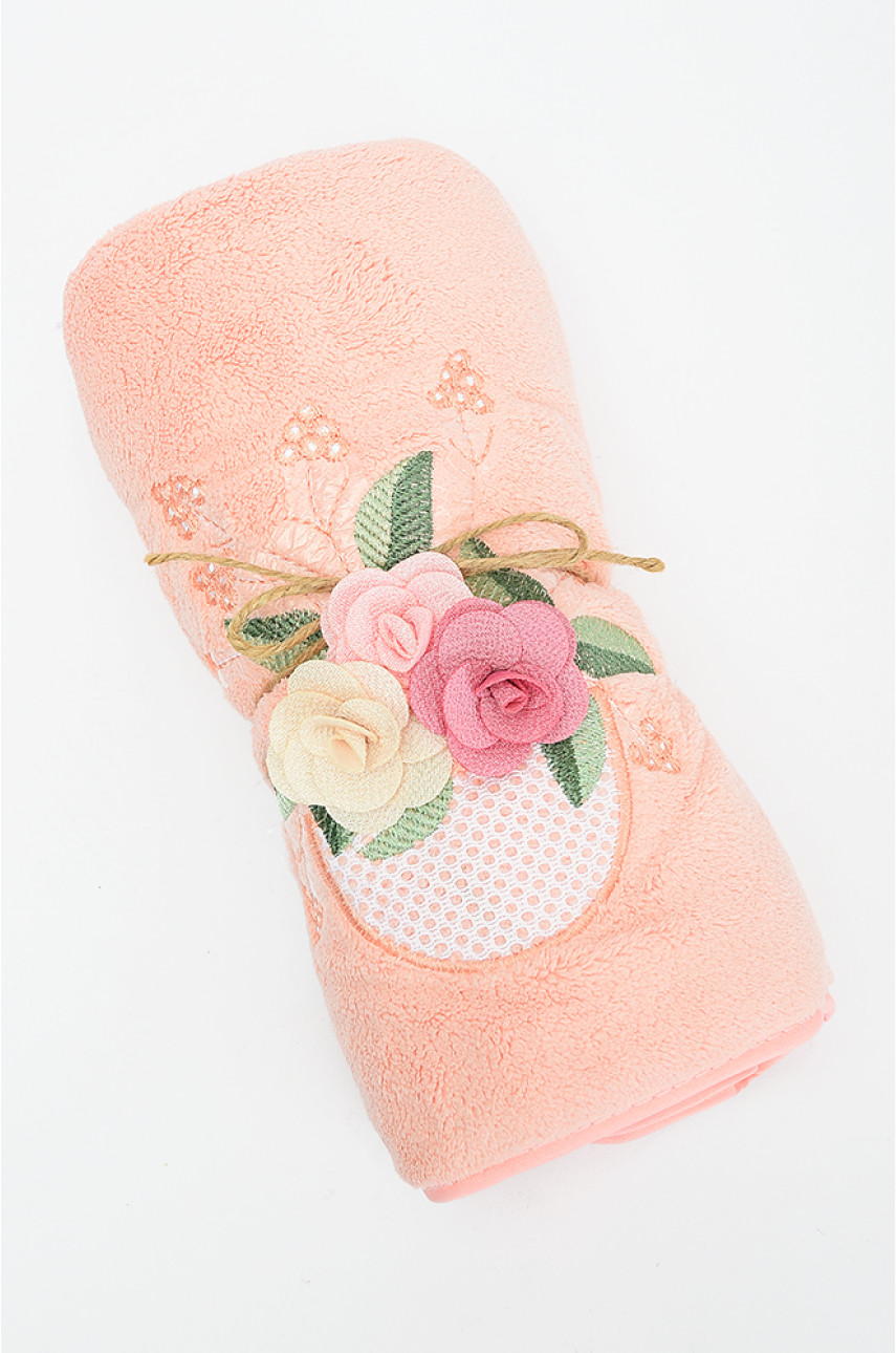 Полотенце для лица персиковое 998-187-2