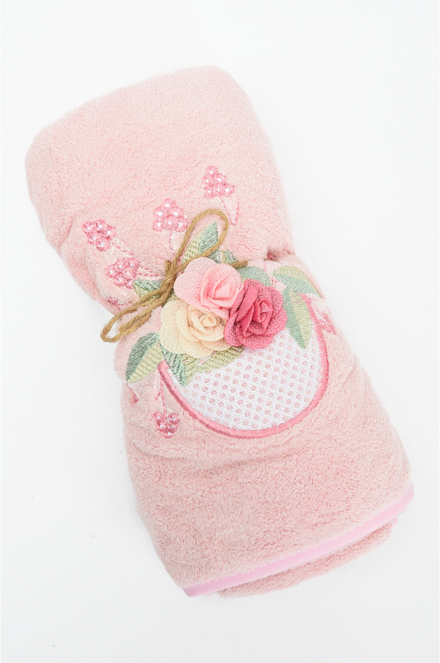 Полотенце для лица розовое 998-187-4