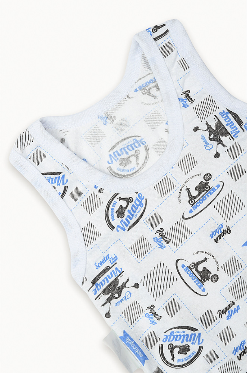 Майка мальчик белая 14-01 Майка мальчик белая 14-01