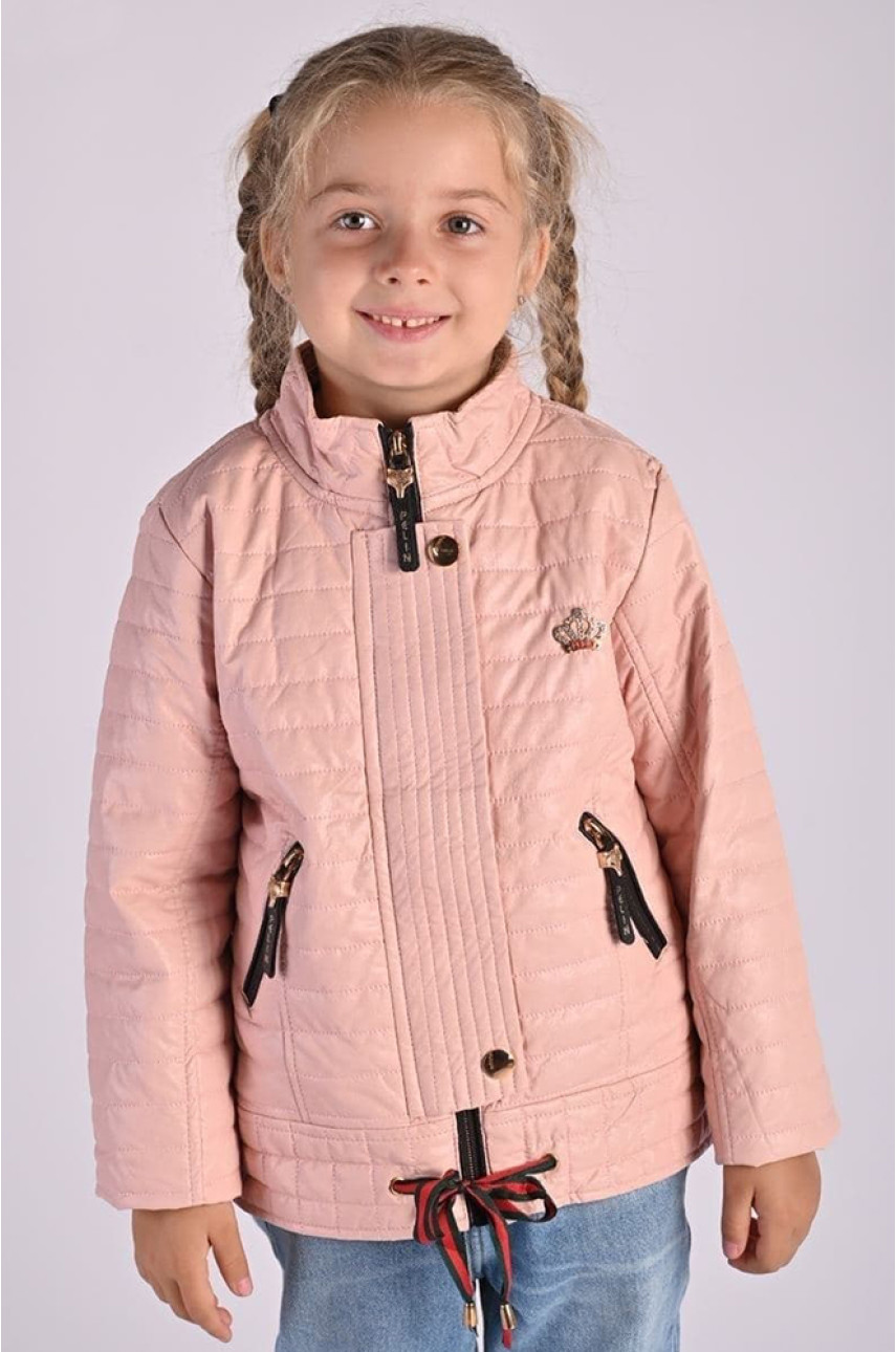 Ветровка розовая девочка 8906-1 Ветровка розовая девочка 8906-1