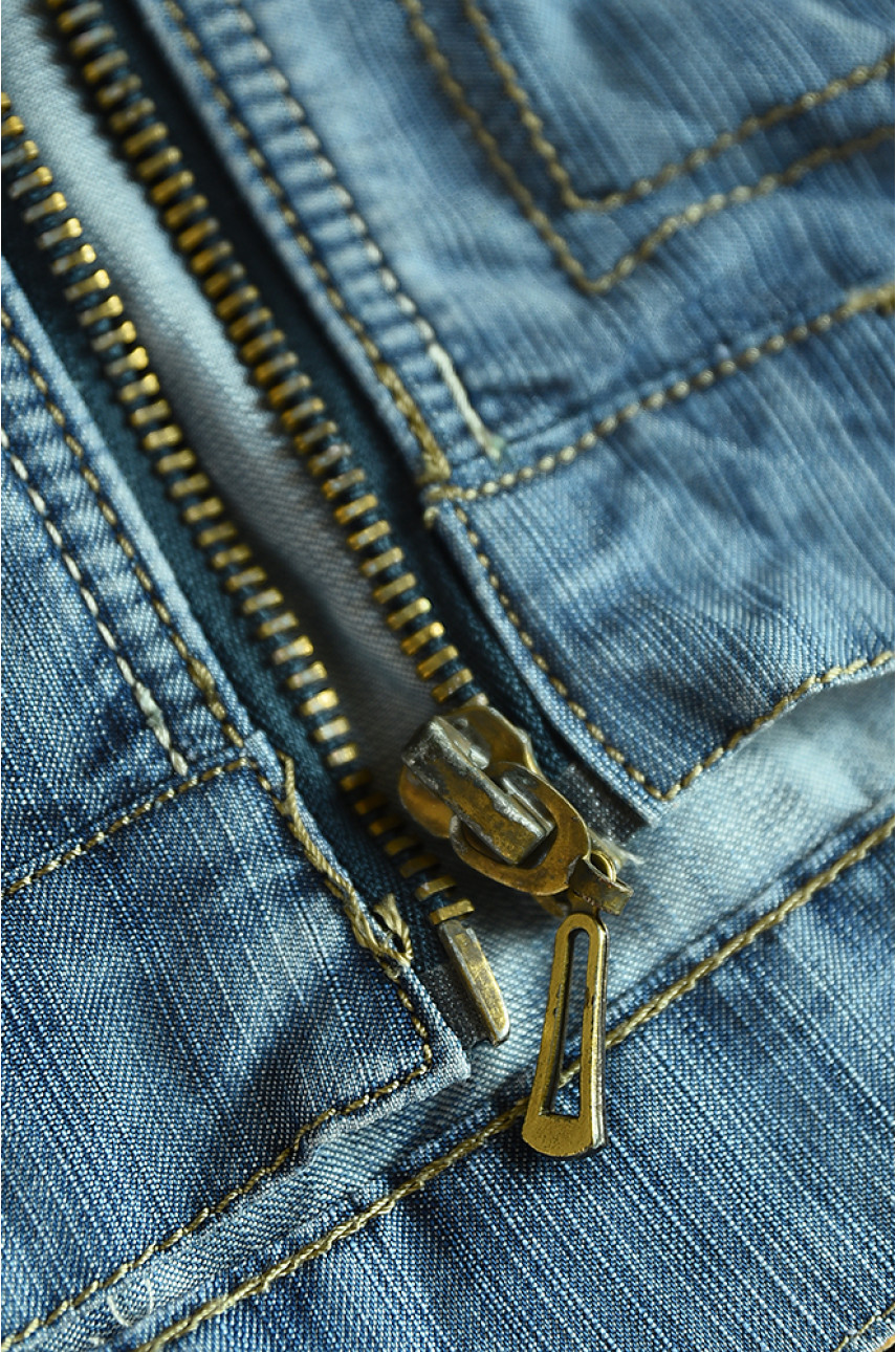 Куртка мужская джинсовая синяя Уценка 6767