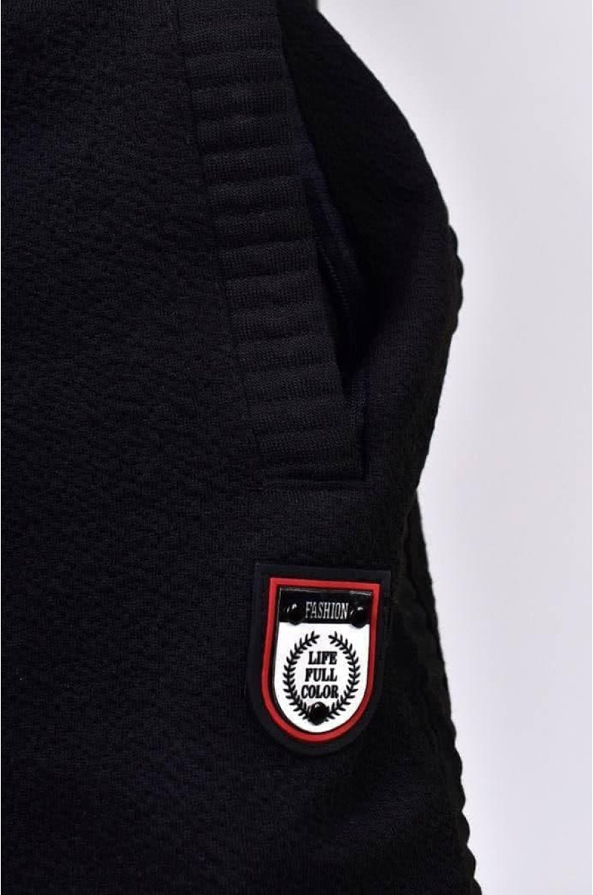 Спортивные штаны мужские черные 510 Спортивные штаны мужские черные 510