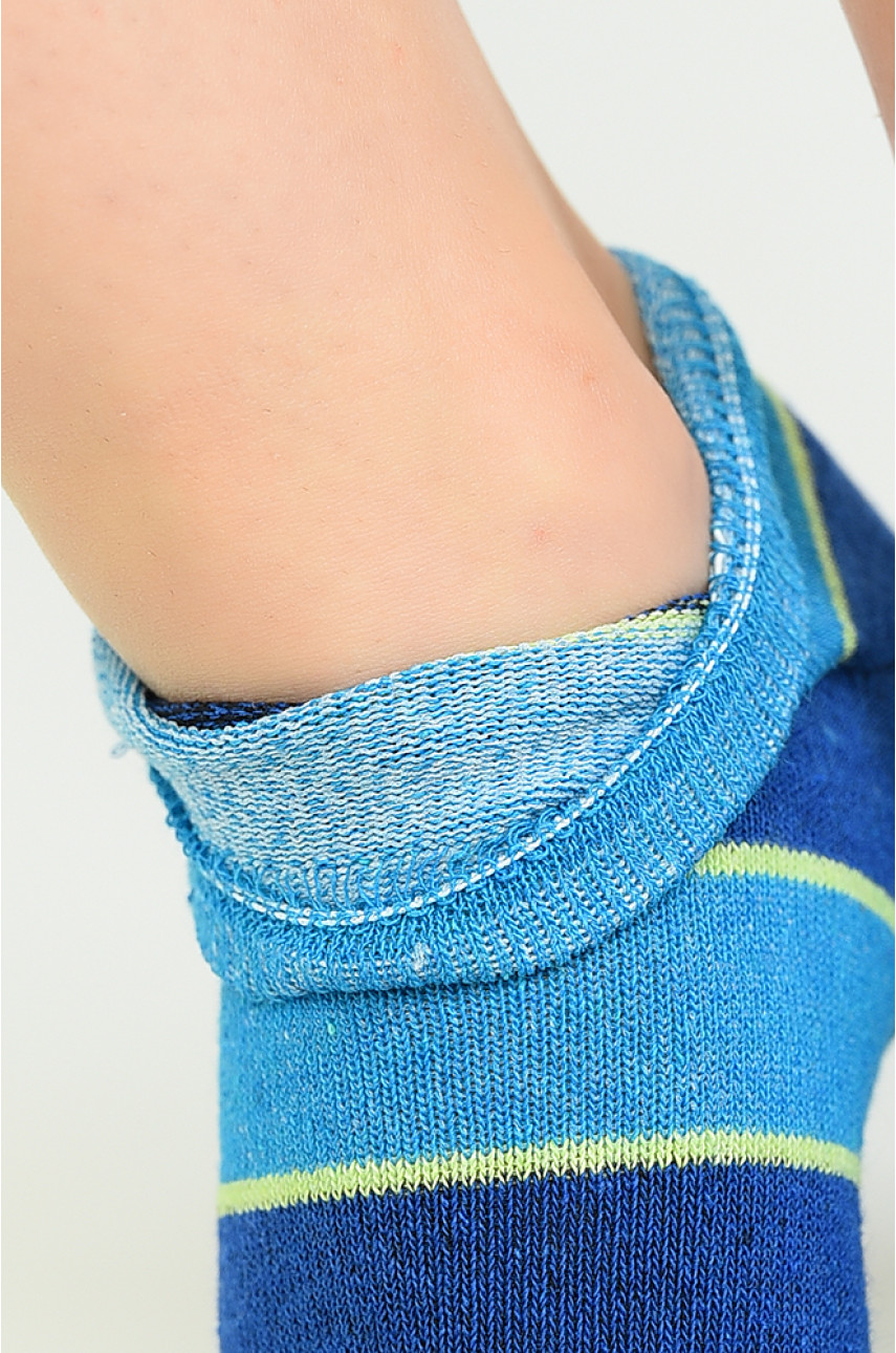 Носки женские сине-голубые размер 35-37