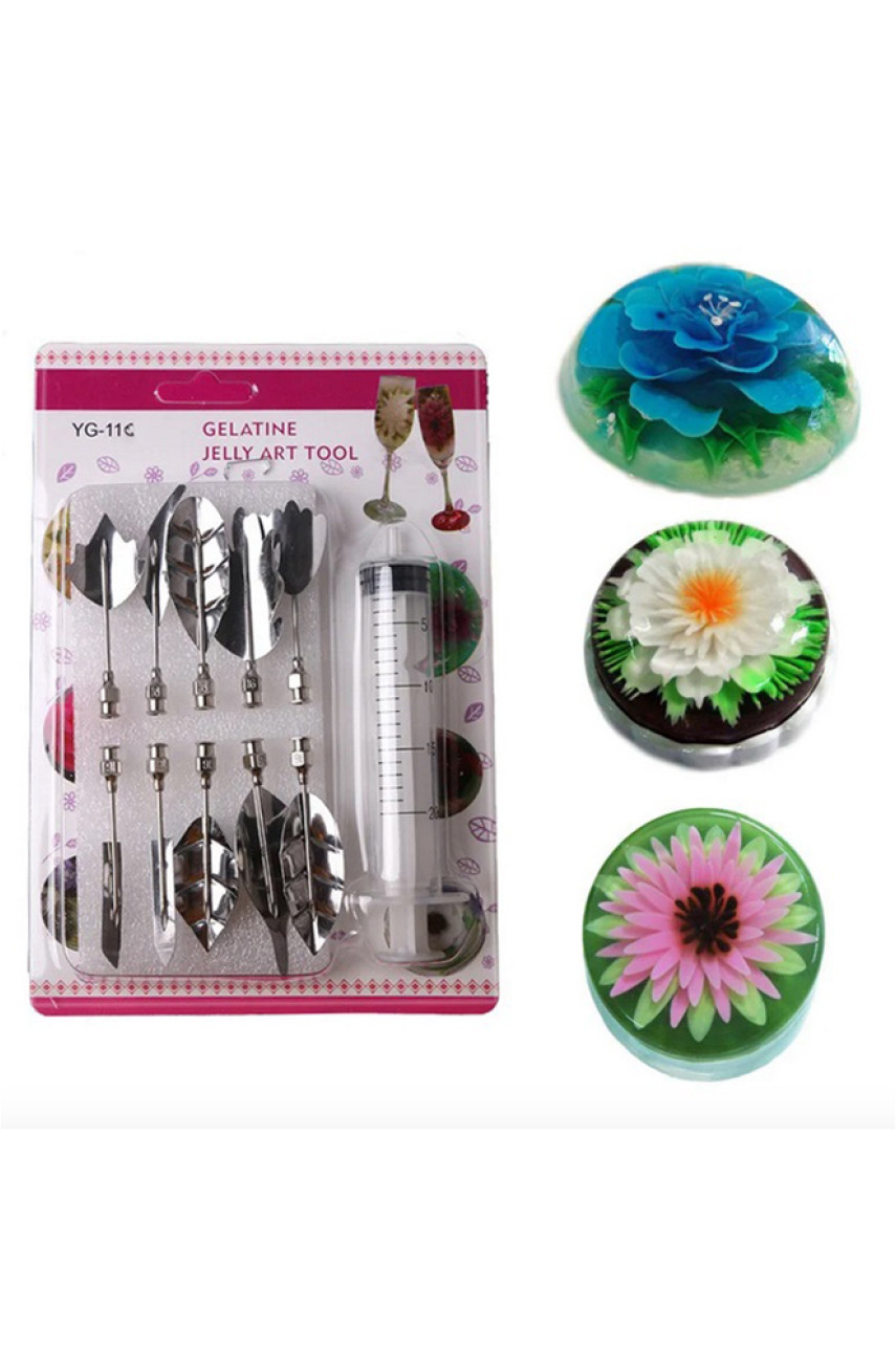Набор инструментов Gelatine для 3D декорирования желе 235 Набор инструментов Gelatine для 3D декорирования желе 235