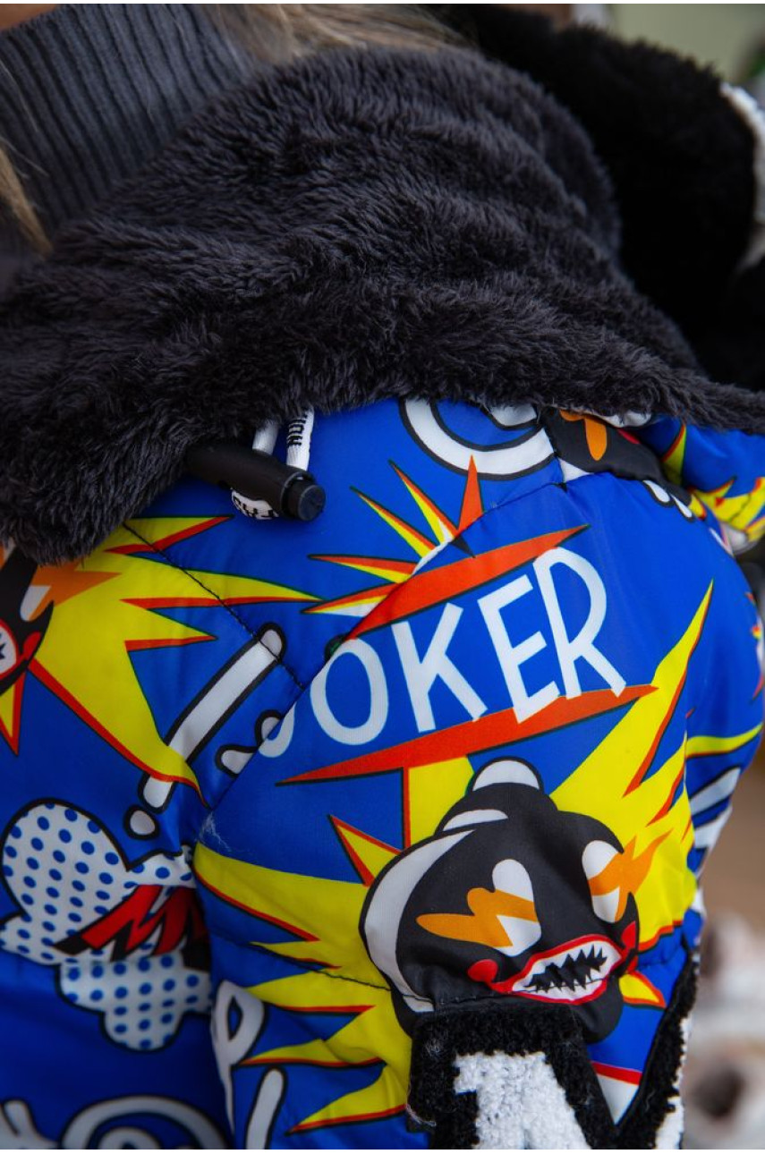 Куртка женская комиксы синяя Куртка женская комиксы синяя