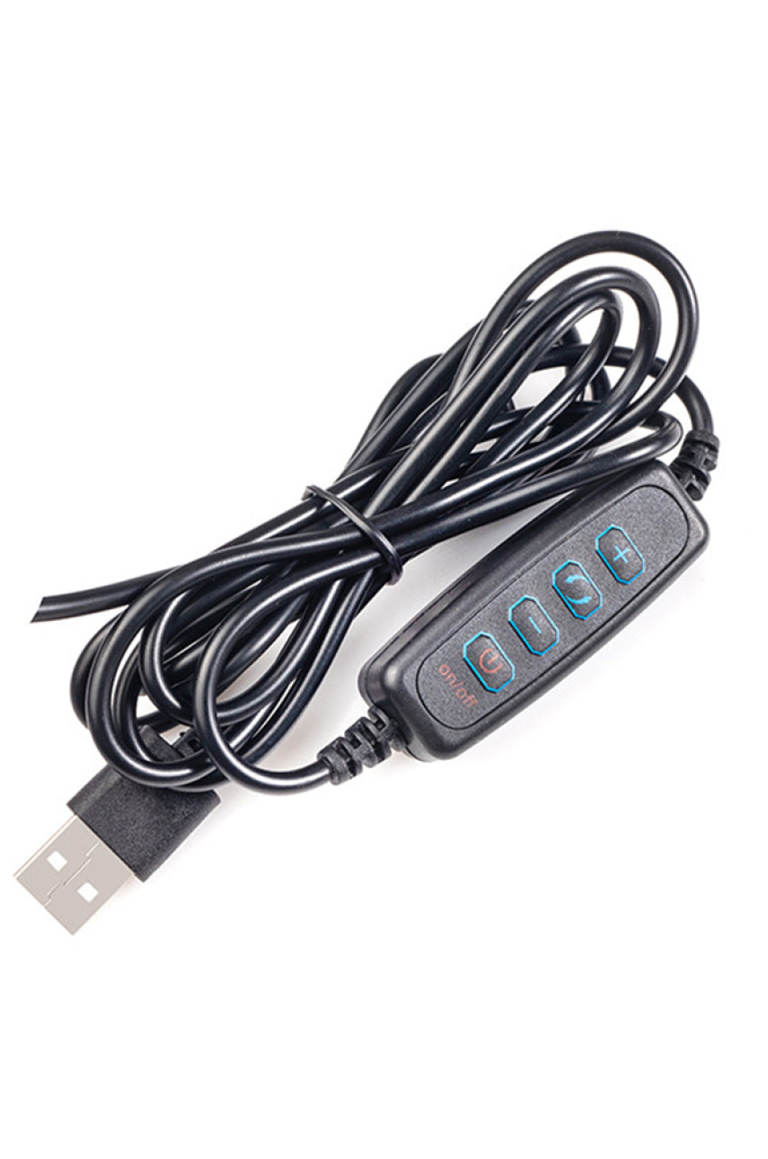 Держатель гибкий для телефона штатив с LED подсветкой кольцо на прищепке Stream Professional Live 480