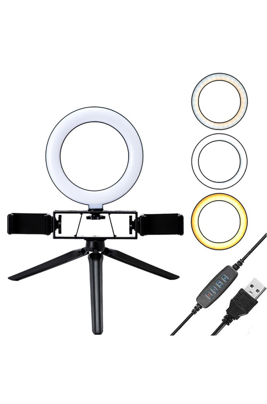 Кольцевая лампа для селфи Multi-Position Fill Light Live Broadcasting 483