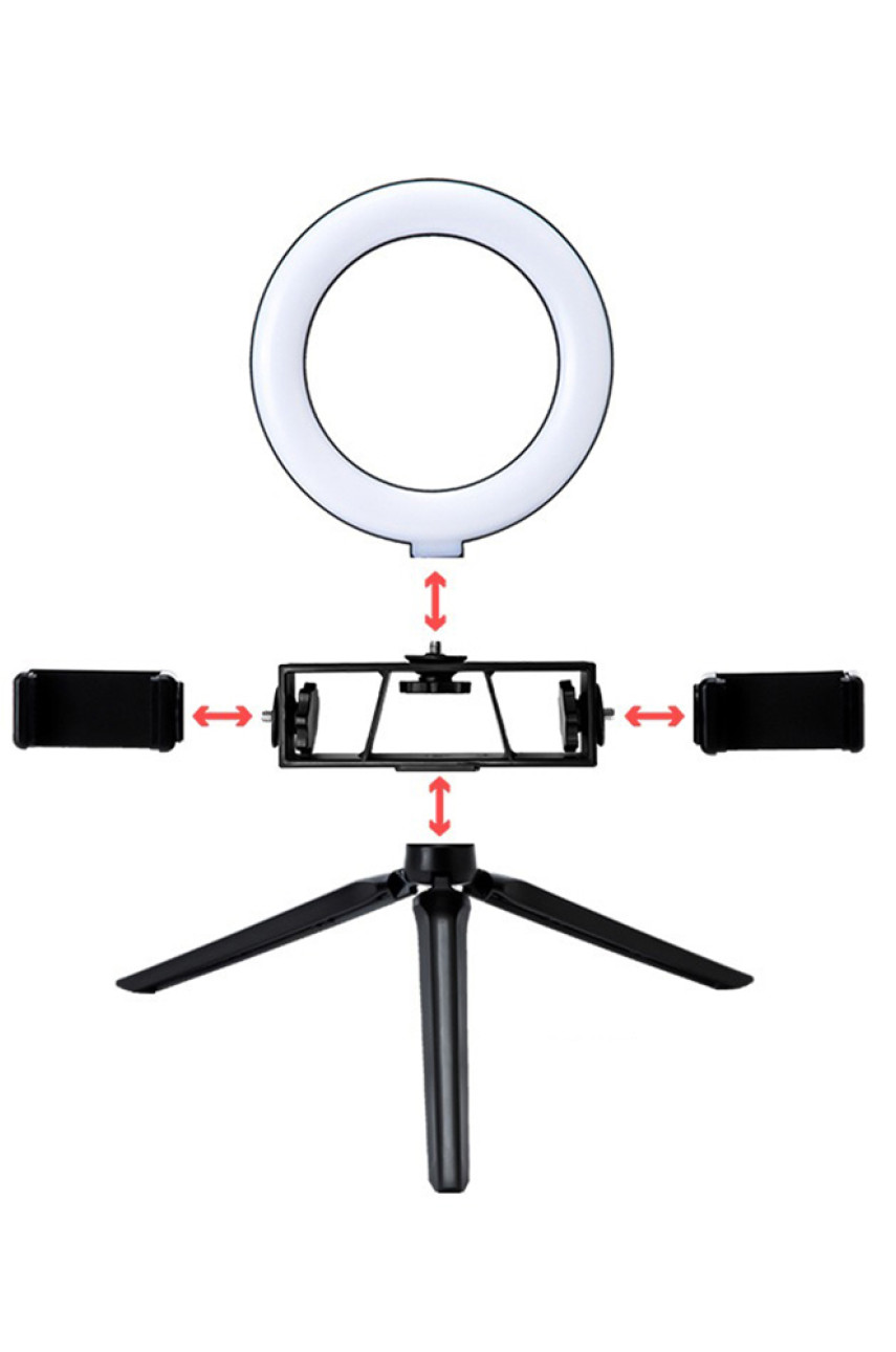 Кольцевая лампа для селфи Multi-Position Fill Light Live Broadcasting 483
