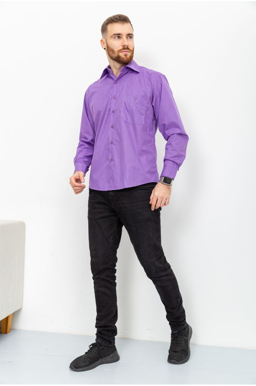 Рубашка мужская фиолетовая НТ-156 140129