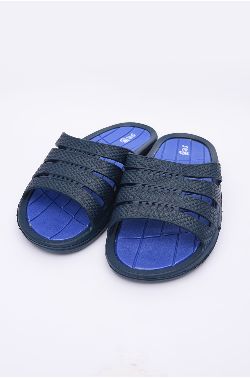 Шлепанцы мужские темно-синие П-25 145472