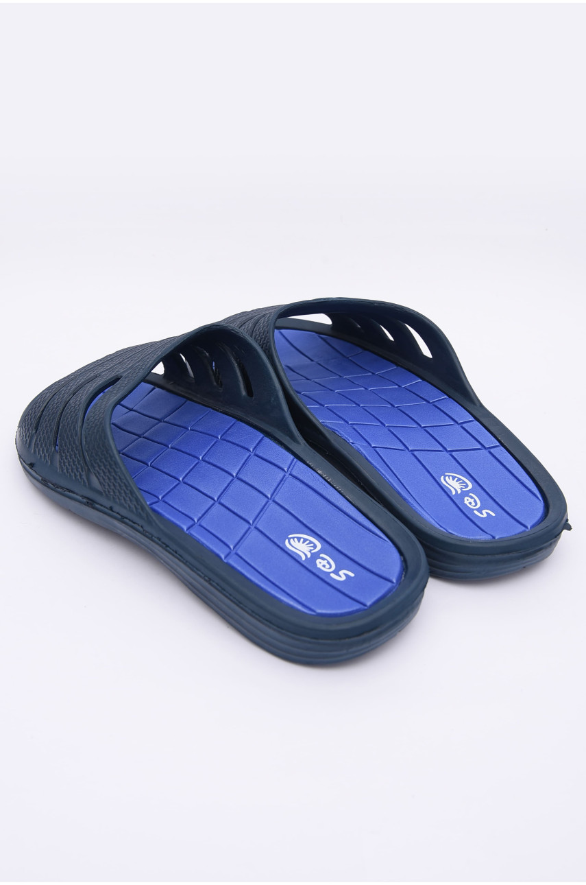 Шлепанцы мужские темно-синие П-25 145472