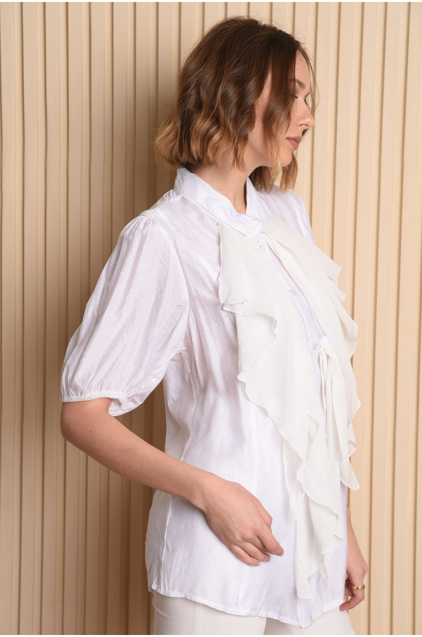 Блуза жіноча біла розмір 44-46 Уцінка 099 147716