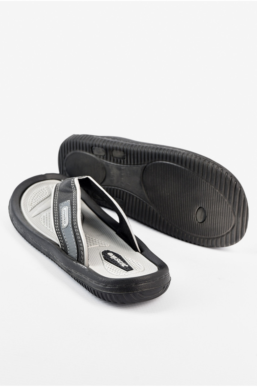 Вьетнамки мужские черно-серые 148091