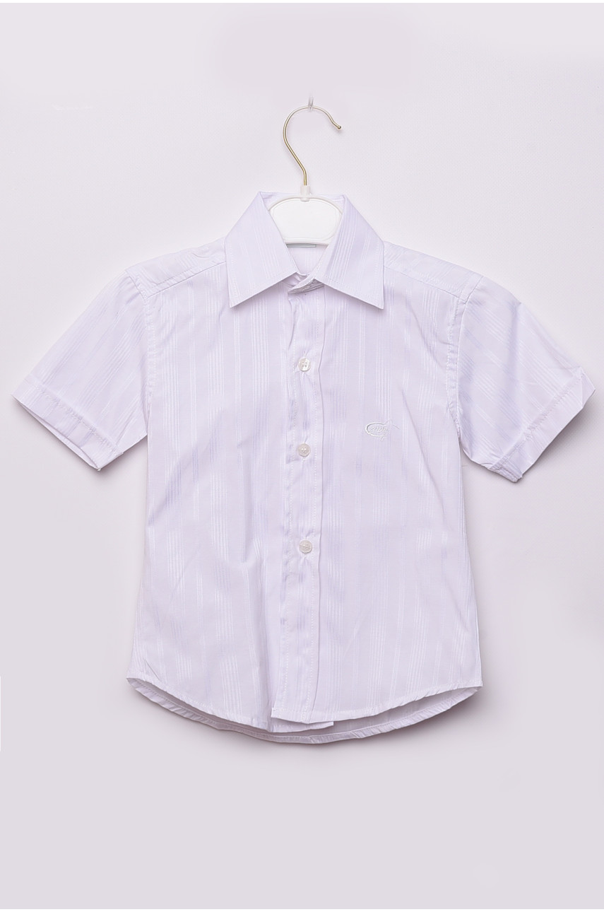 Рубашка детская мальчик белая 60-160 148432