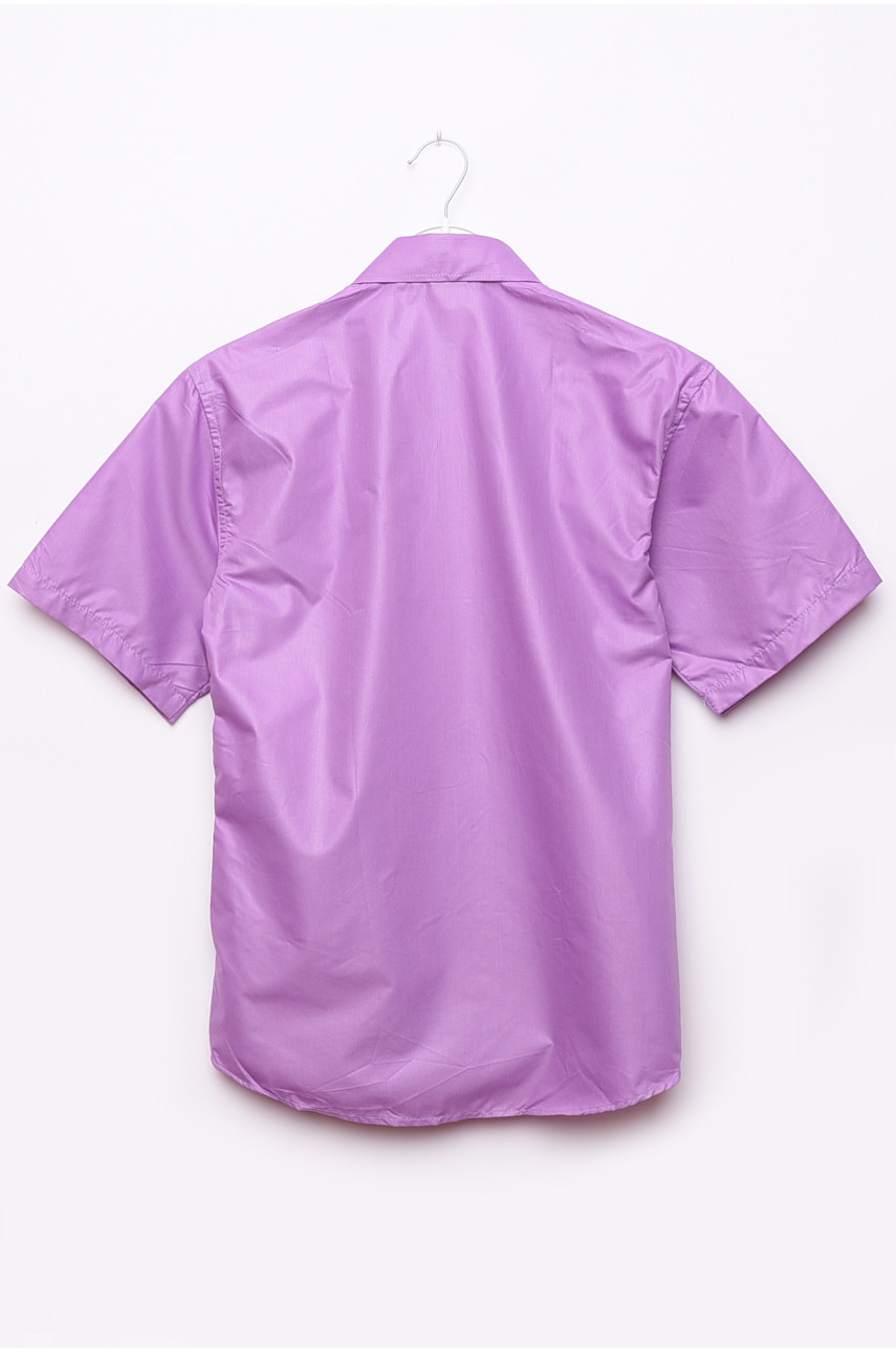 Рубашка детская мальчик фиолетовая 148484