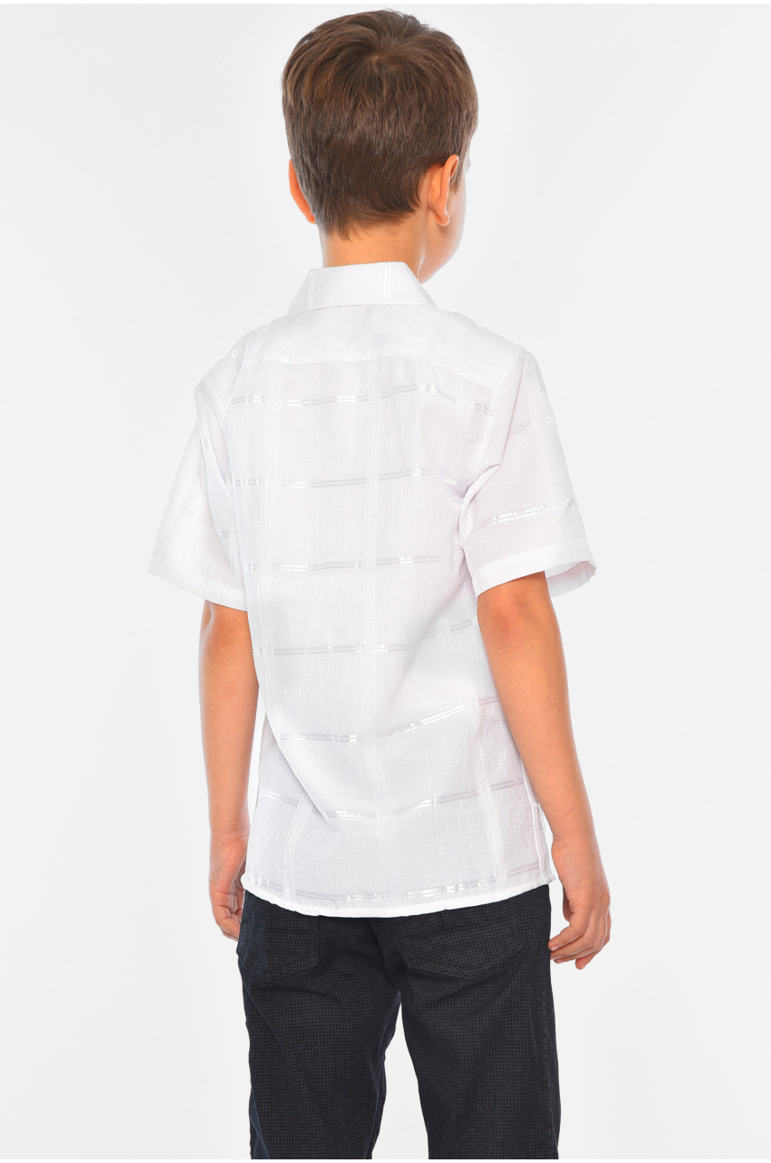 Рубашка детская мальчик белая 148485 Рубашка детская мальчик белая 148485