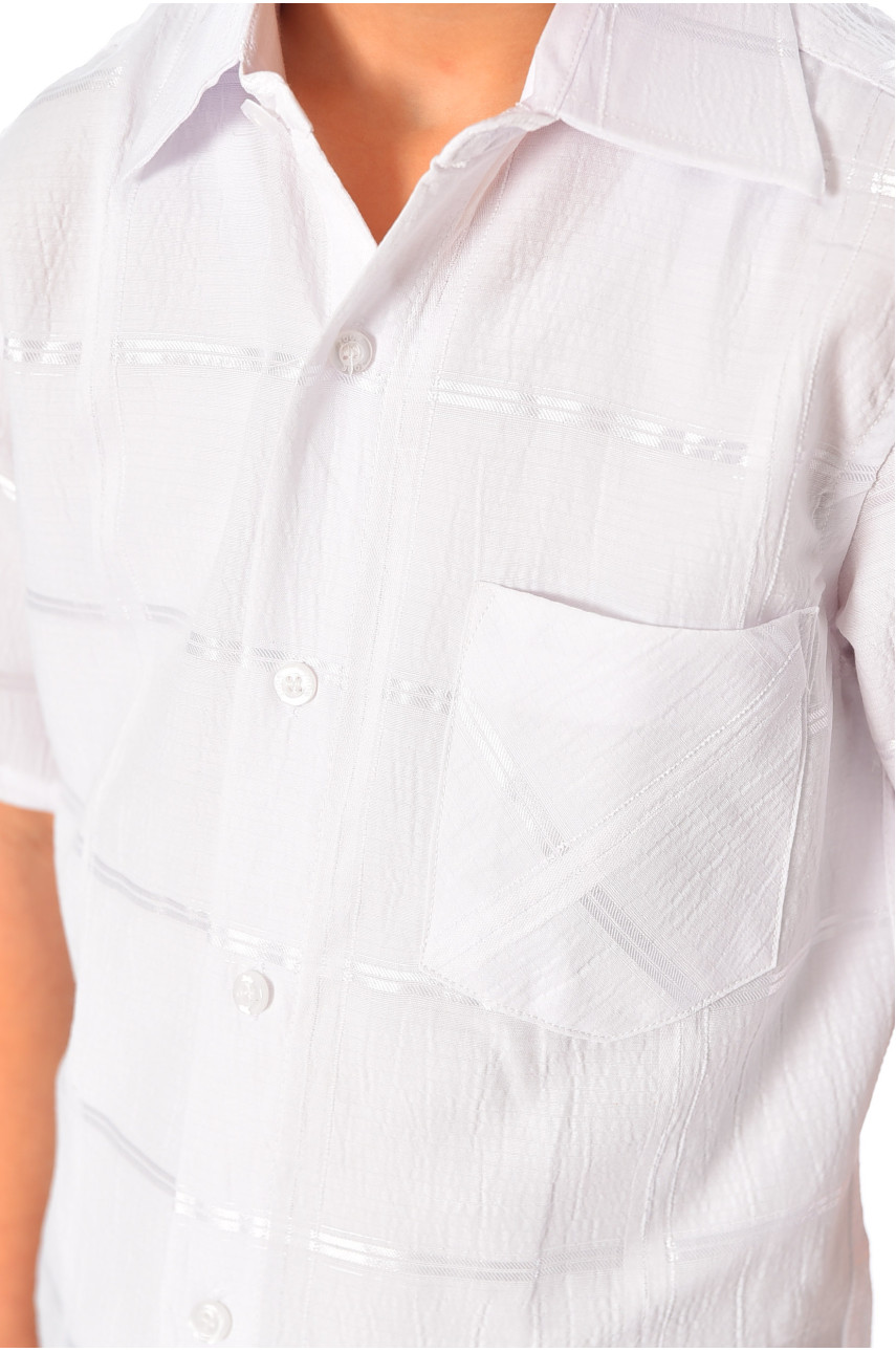 Рубашка детская мальчик белая 148485 Рубашка детская мальчик белая 148485