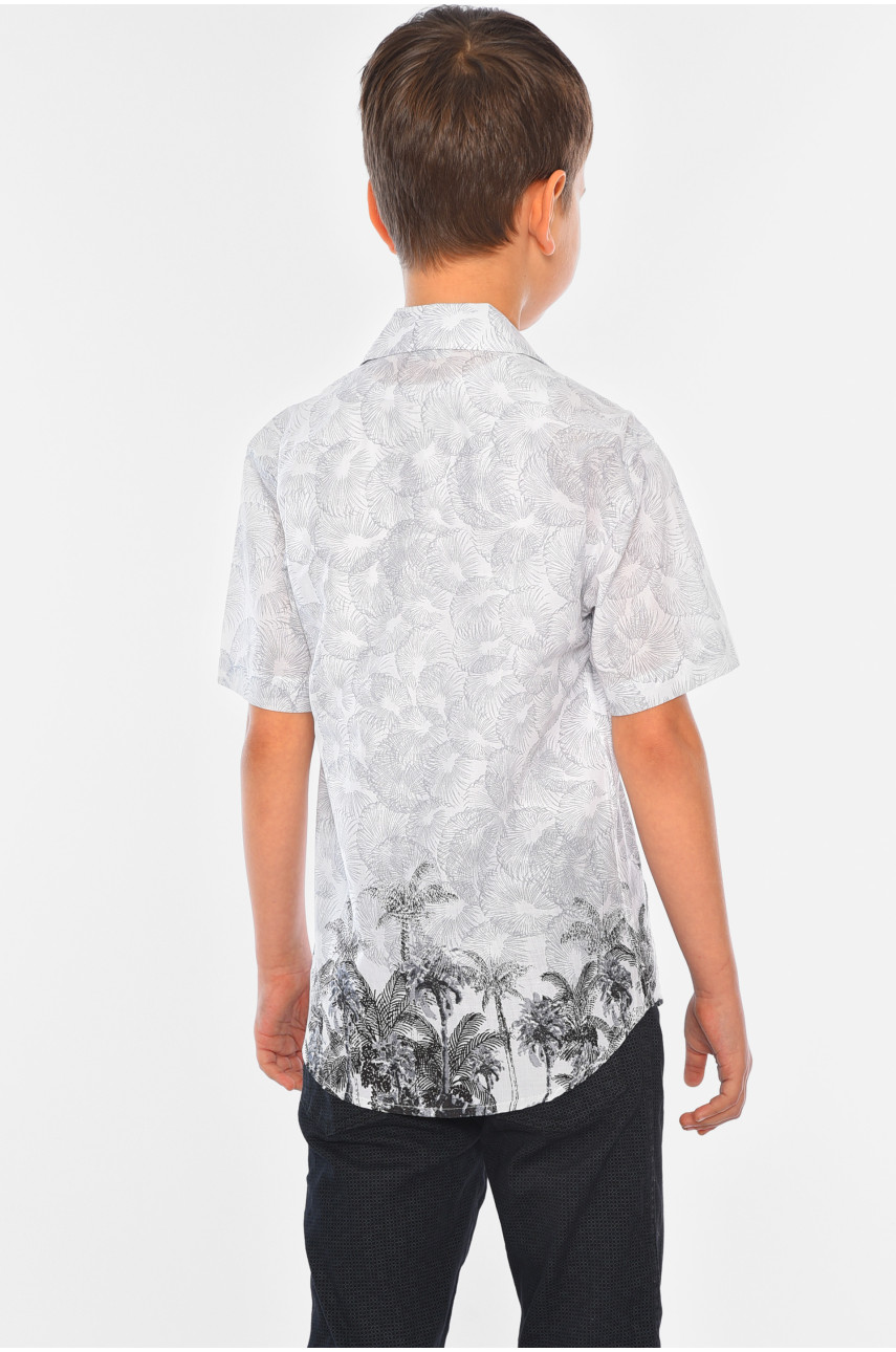 Рубашка детская мальчик белая 148489