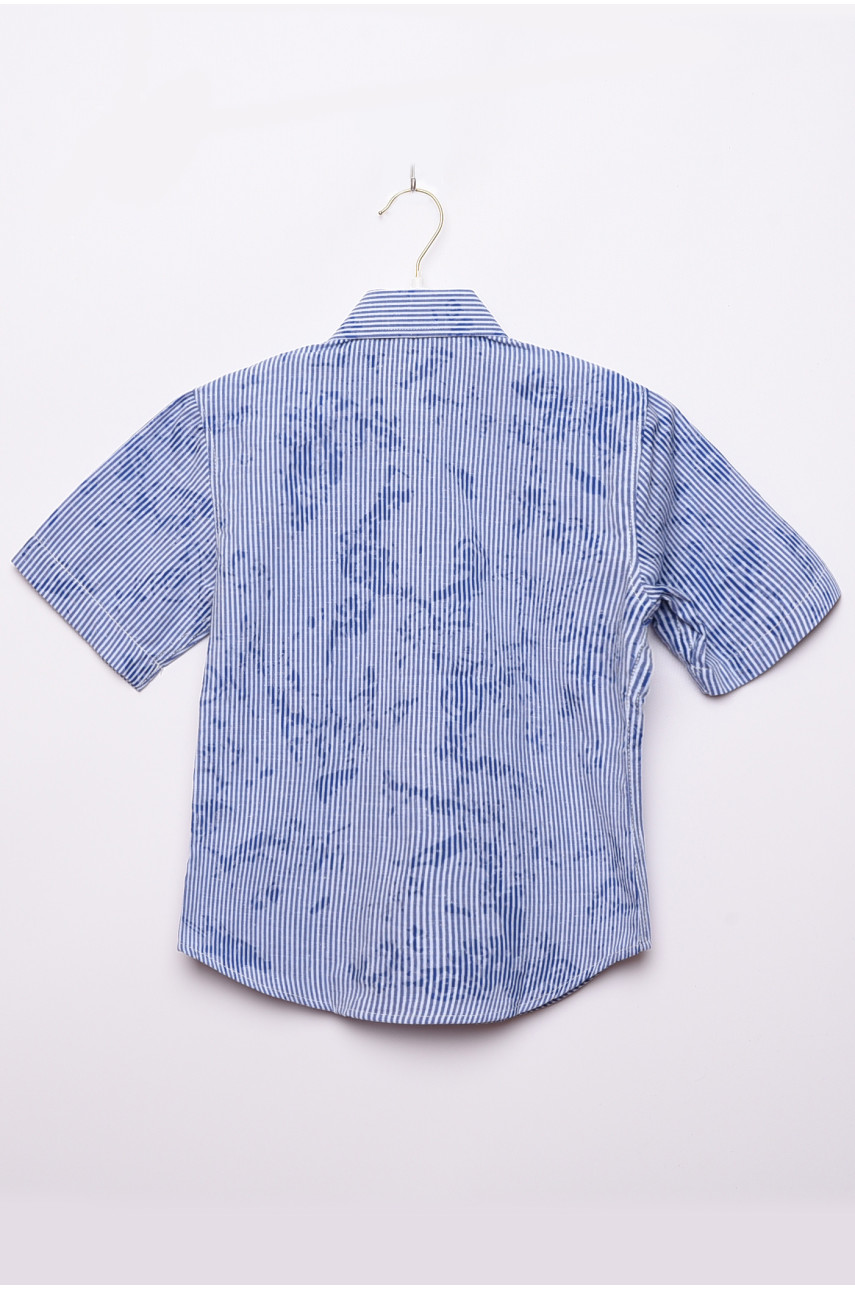 Рубашка детская мальчик синяя 148522