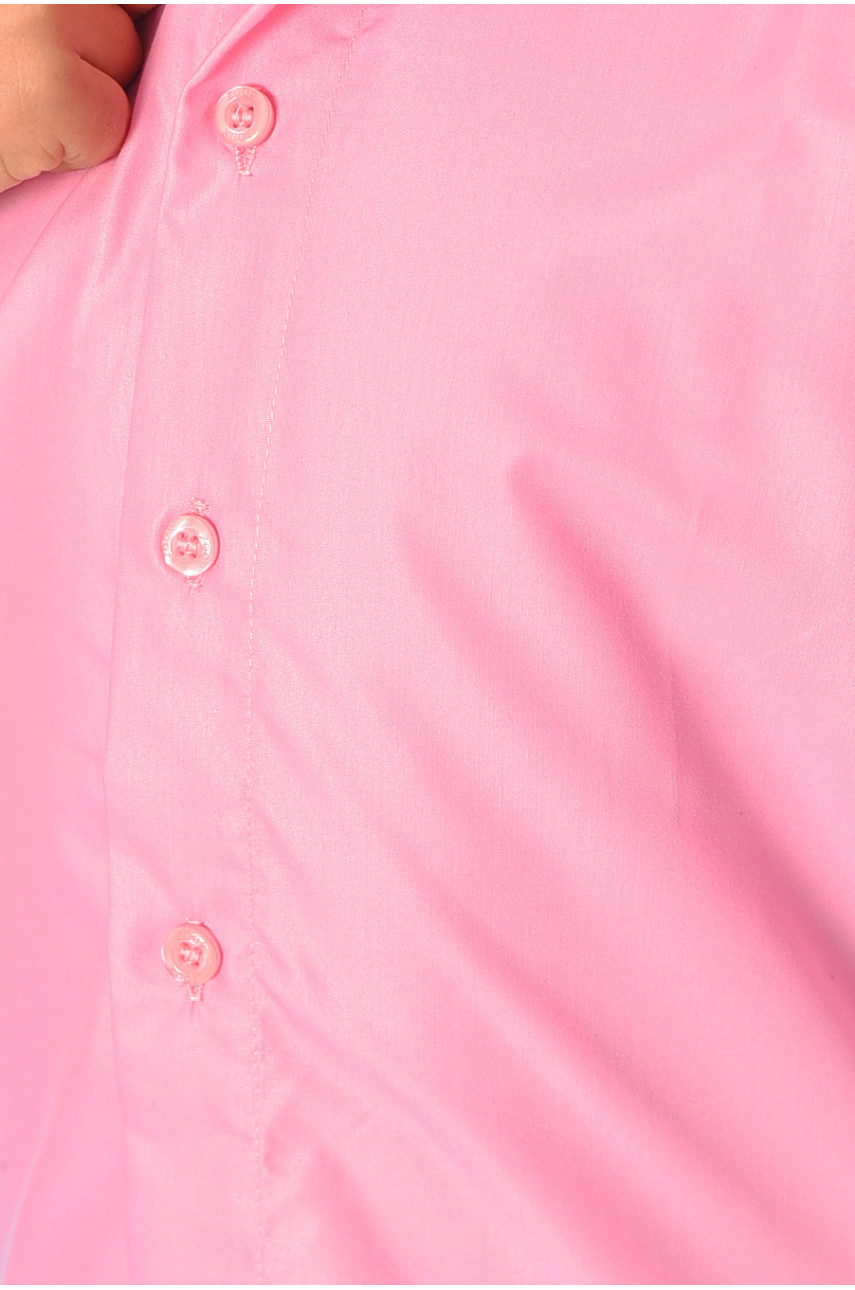Рубашка детская мальчик розовая 148598