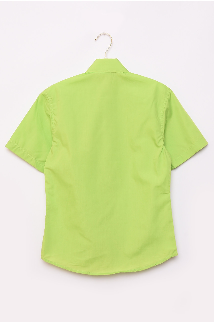 Рубашка детская мальчик салатовая 148603
