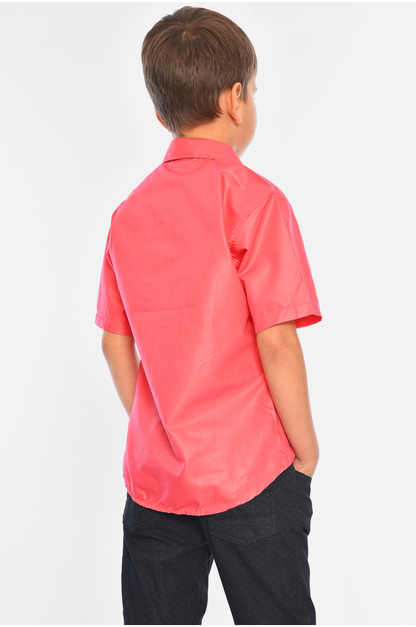 Рубашка детская мальчик малиновая 148612 Рубашка детская мальчик малиновая 148612