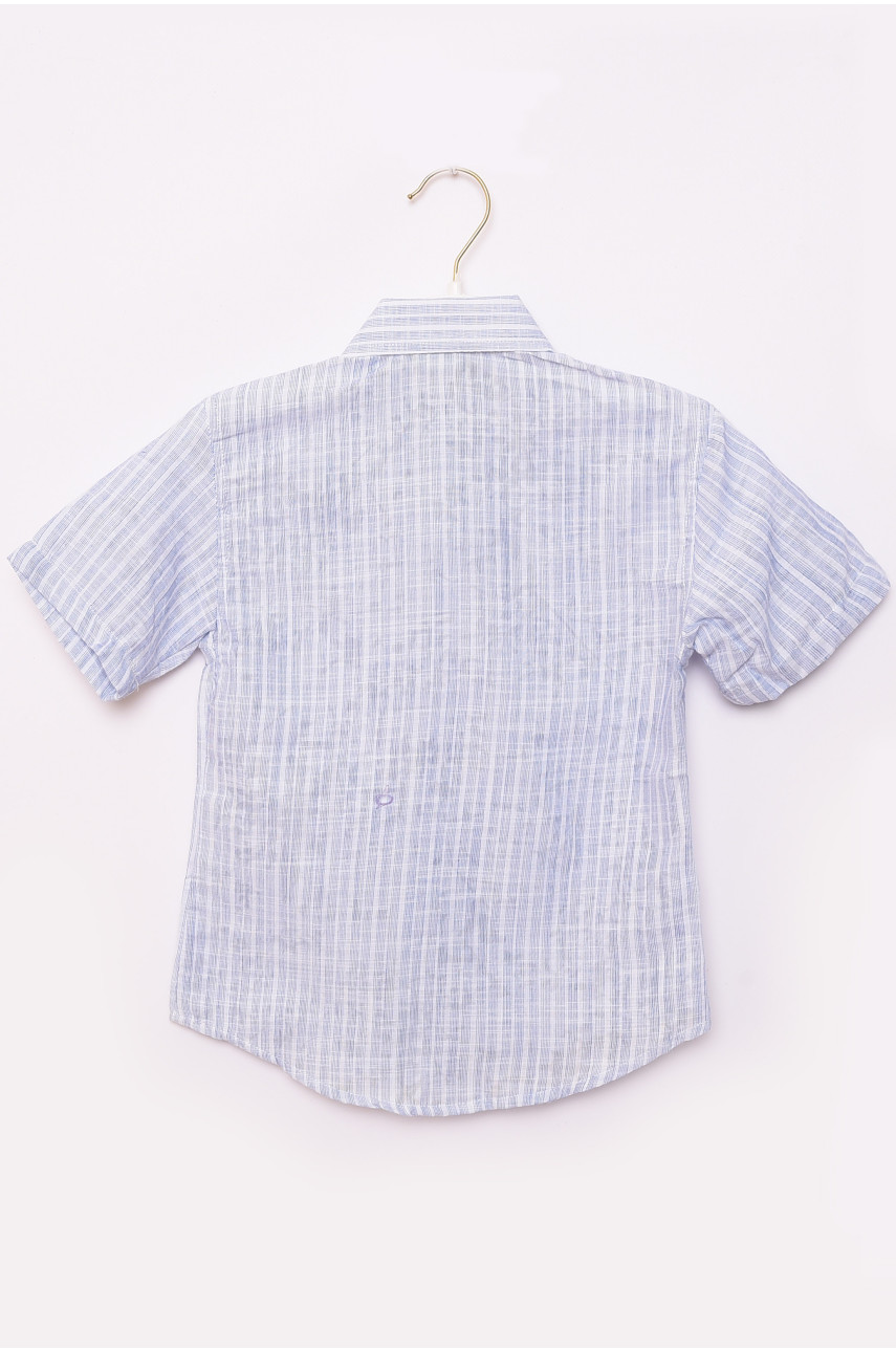 Рубашка детская мальчик синяя 148653