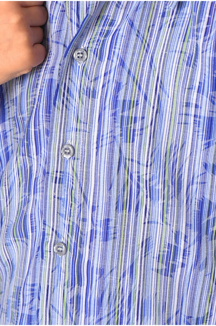 Рубашка детская мальчик синяя 148680 Рубашка детская мальчик синяя 148680