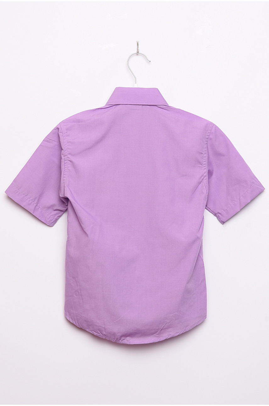 Рубашка детская мальчик фиолетовая 148803