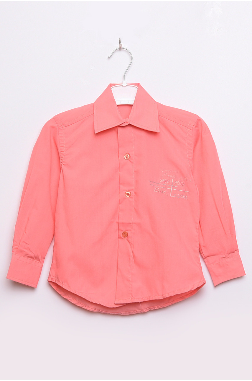 Рубашка детская мальчик розовая 148830