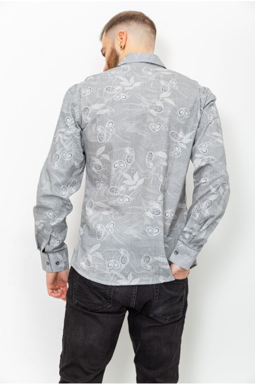 Рубашка мужская серая 953 148955