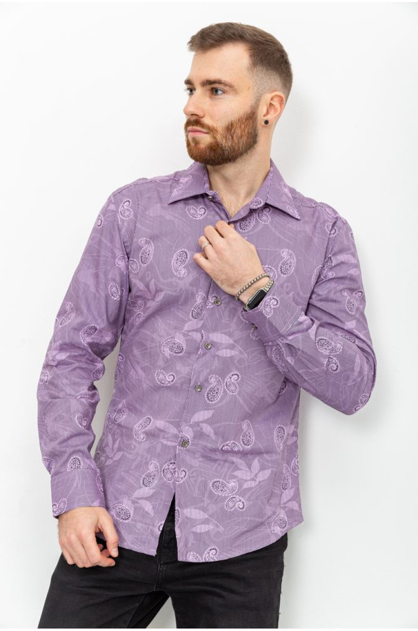 Рубашка мужская фиолетовая 953 148956
