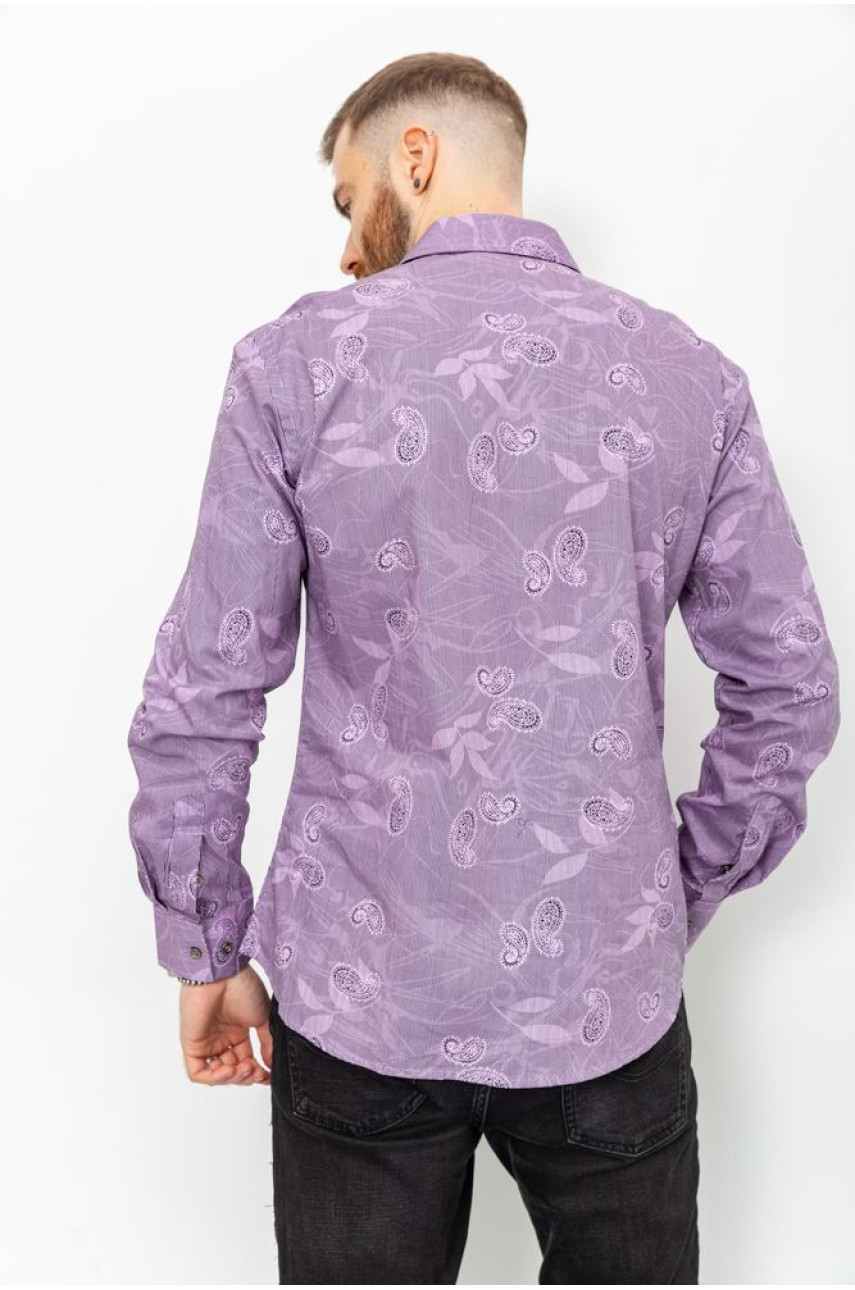 Рубашка мужская фиолетовая 953 148956